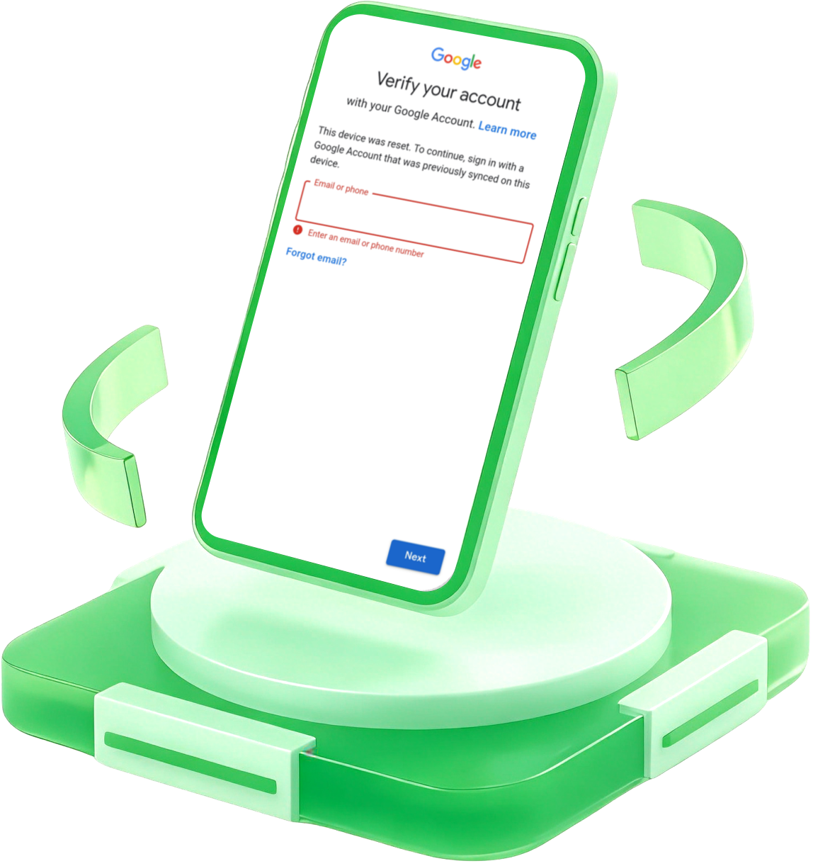 restore android banner