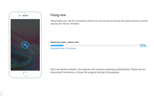 ios system repair standard mode fixing now