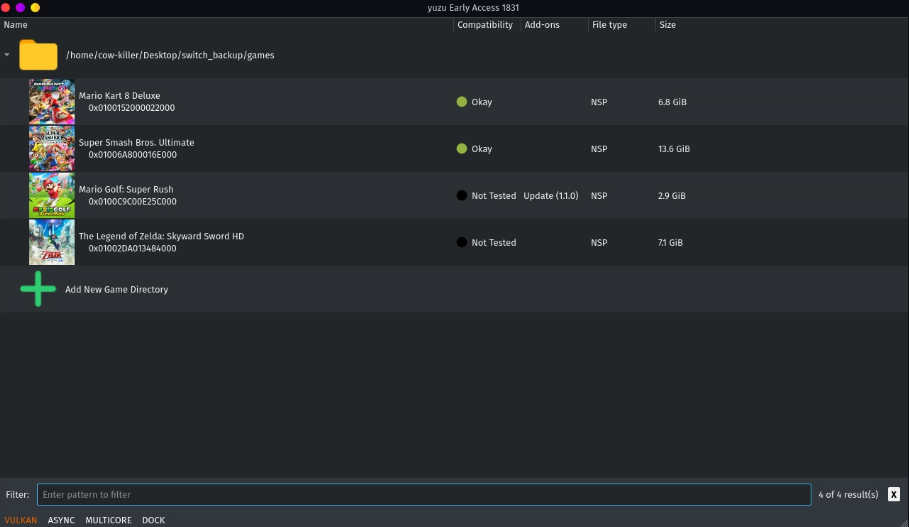 add game file