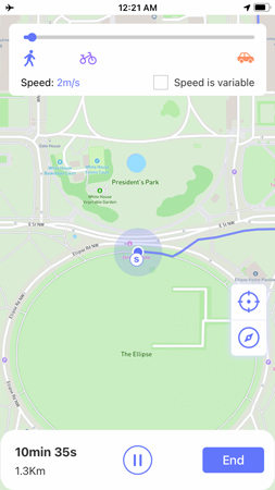 adjust speed fonesgo ios
