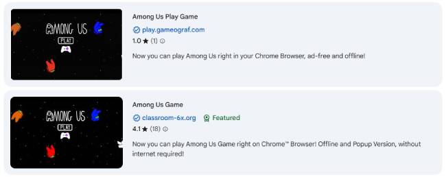 among us chrome extension