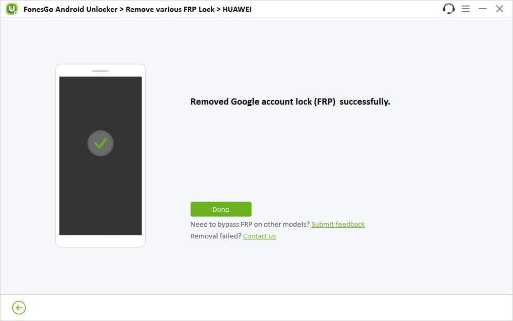 frp bypass on huawei successfully