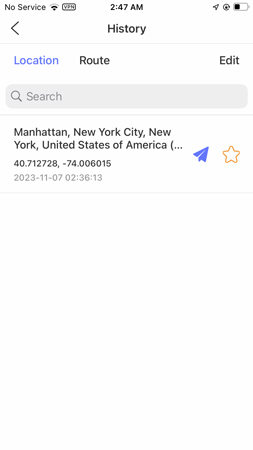 Check history fonesgo ios