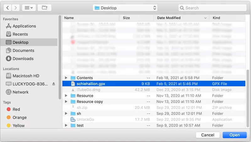 add gpx file to google maps