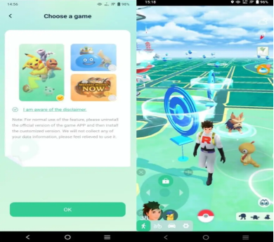 Choose Pokemon Go Mode