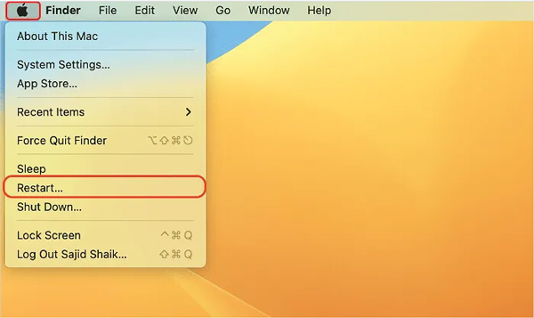 click-restart-on-mac-fonesgo
