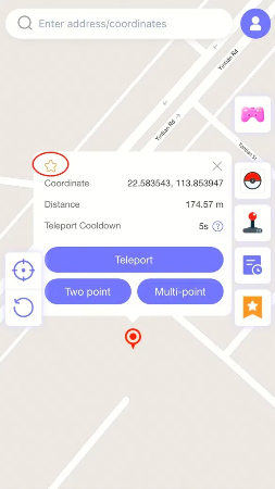 click star icon fonesgo ios
