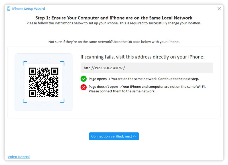confirm consistent network connection fonesgo win