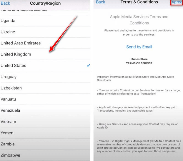 confirm your apple id region