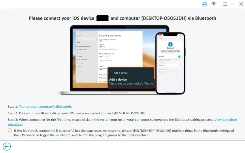 connect bluetooth