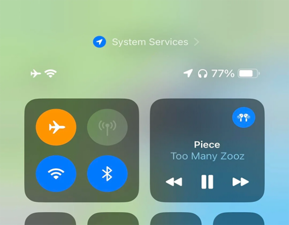 Enable airplane mode temporarily