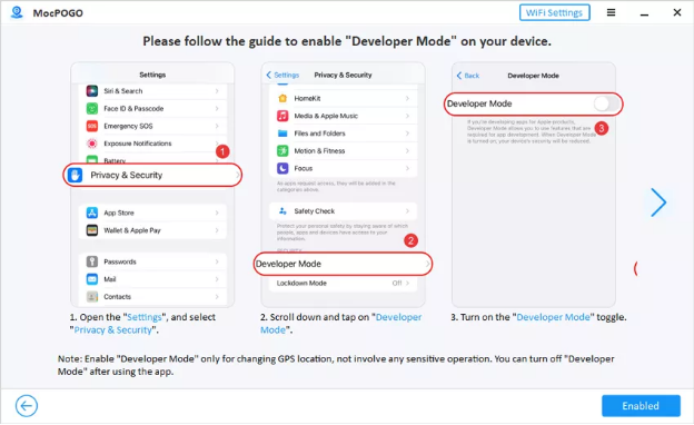 Enable Developer Mode Ios
