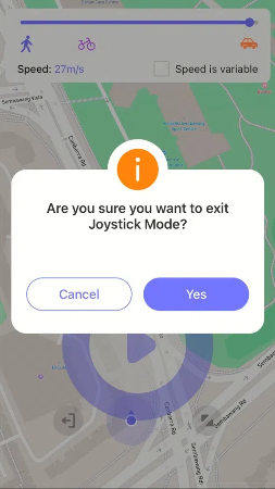 exit gps joytsick fonesgo ios