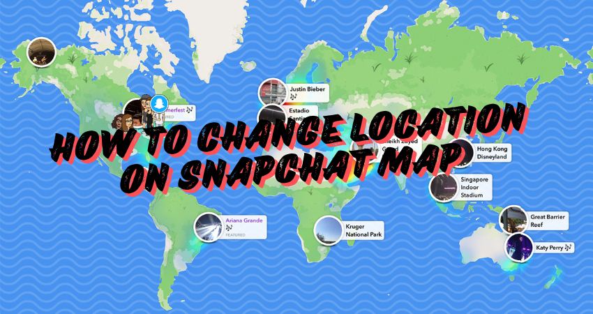 fake location on snapchat map