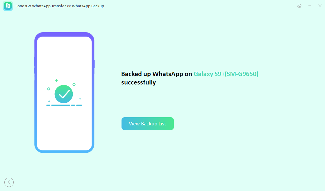 fonesgo whatsapp transfer-password