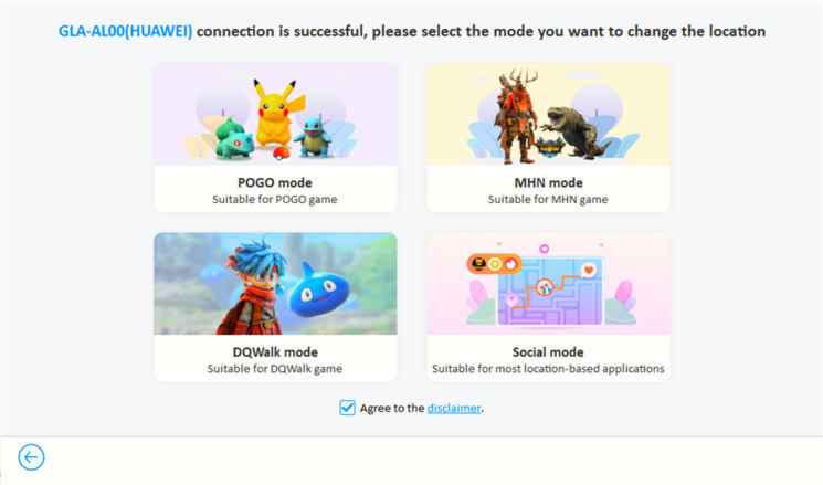 location changer four modes