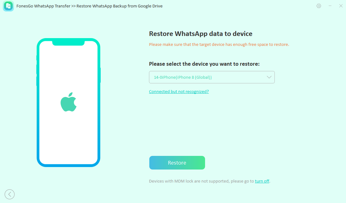 how to import exported whatsapp chat from google drive