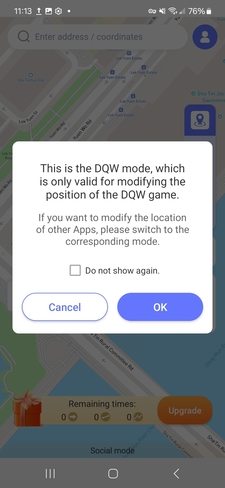 game mode dqw fonesgo for android