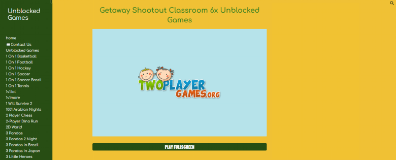 getaway shootout unblocked classroom 6x
