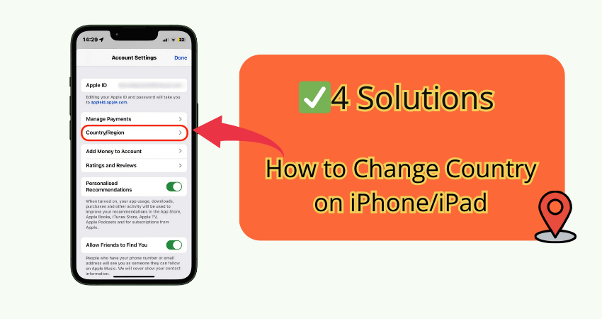 how to change region