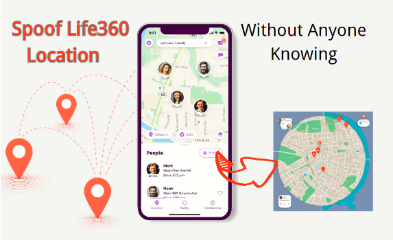 how to spoof life360 location