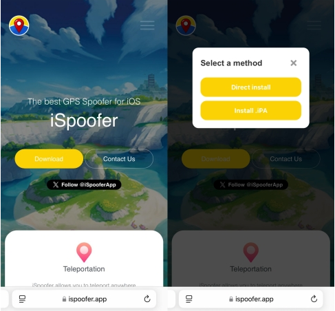 Install Ispoofer App