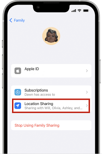 invite family members