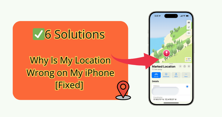 how to fix iphone location wrong