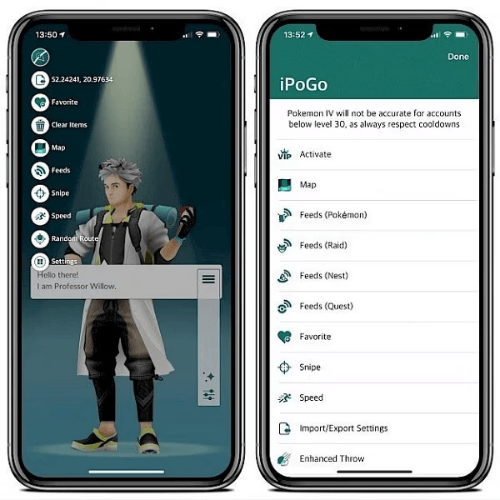 ipogo phone device setting