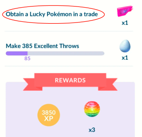 obtain lucky pokemon