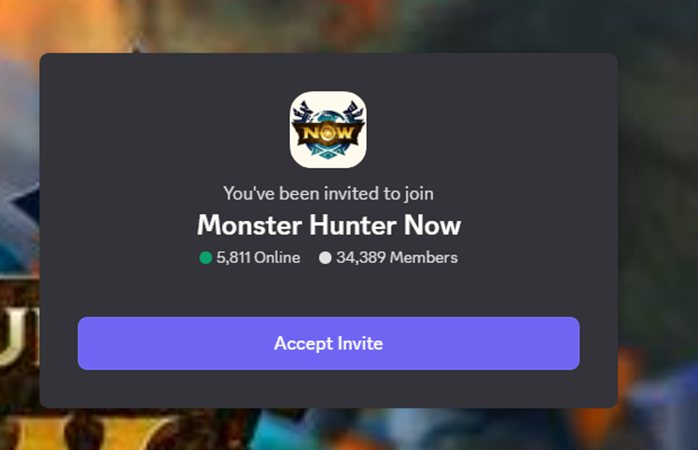 official monster hunter now discord