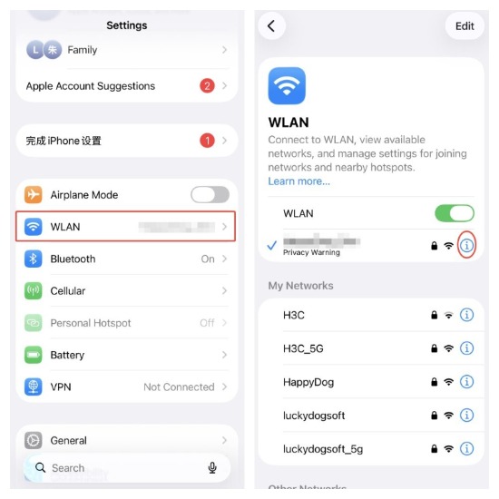 wifi connection issues