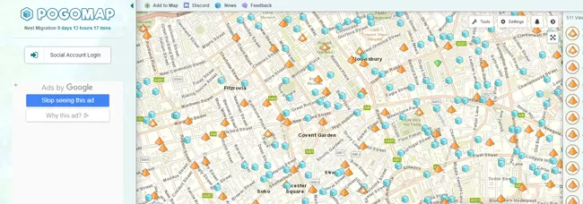Pogpmap Pokemon Go Map