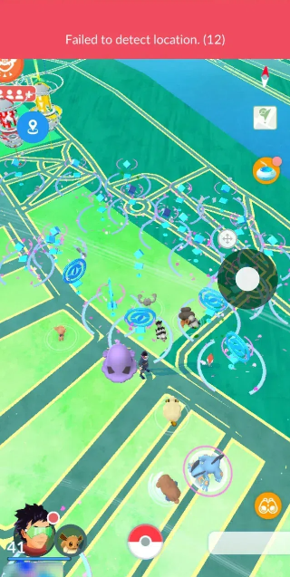pokemon go error 12