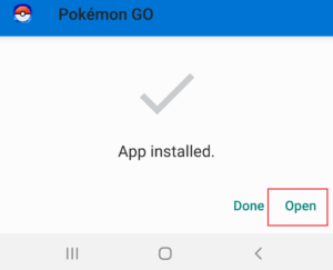pokemon go installed