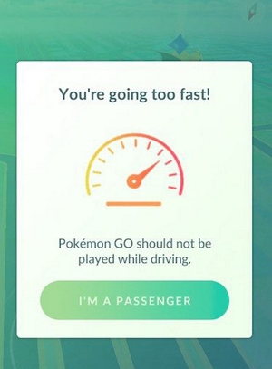 Pokemon Go Walking Speed Limit
