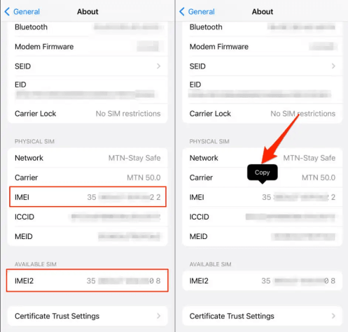 report a lost iphone