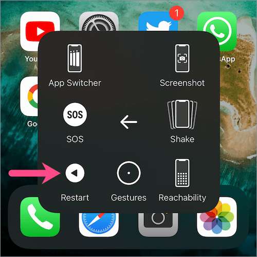 restart phone device