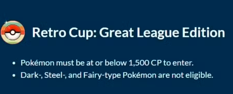 Retro Cup Pokemon Go