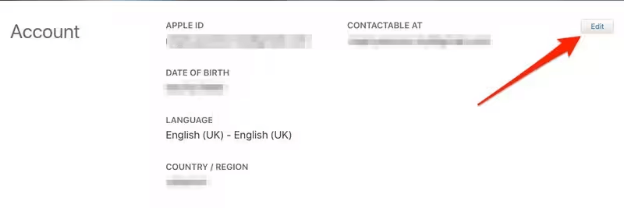 Select Edit from the Menu