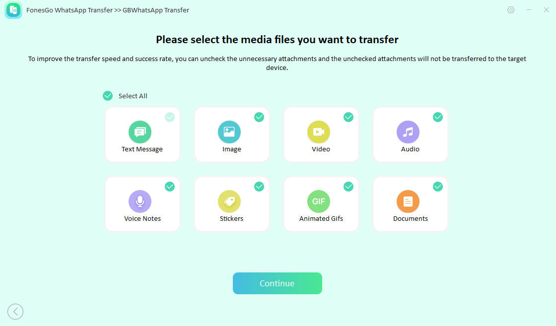 select media file