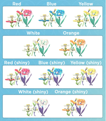 Shiny Flabebe Pokemon Go Flower