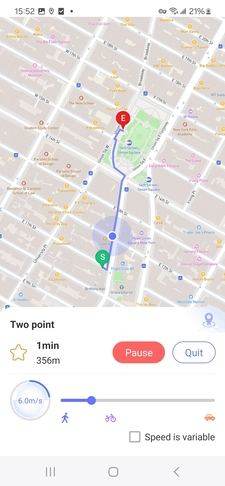 start walking fonesgo android