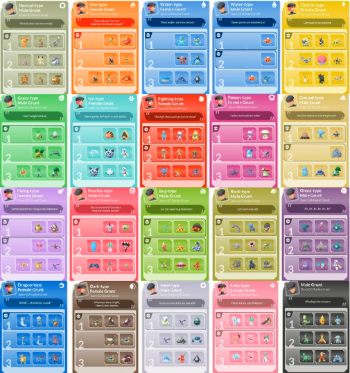 team go rocket lineups