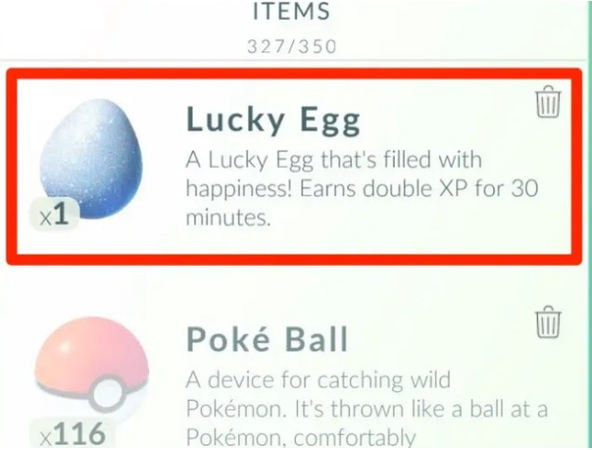 Use Lucky Eggs Event