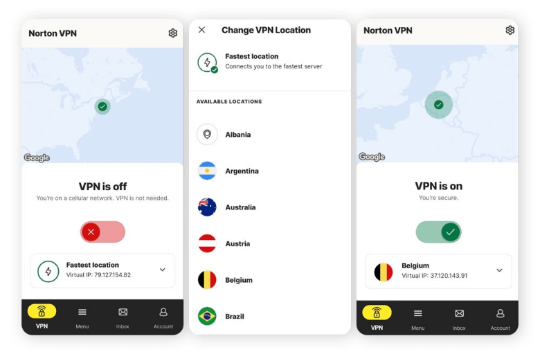 connect the VPN