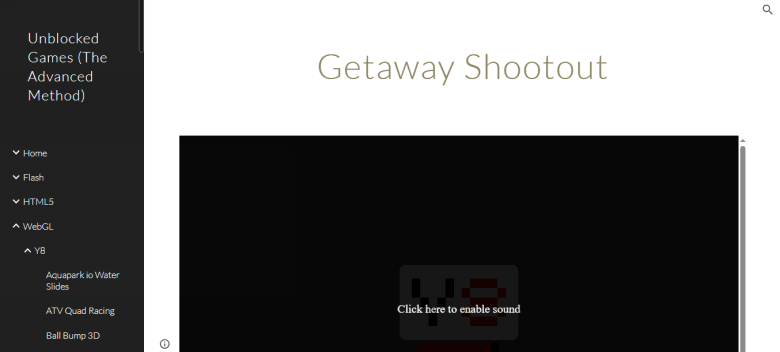 visit the getway shootout