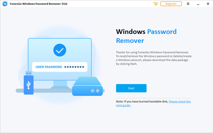 Step-by-Step Guide to Use FonesGo Windows Password Remover