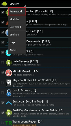 xposed framework modules
